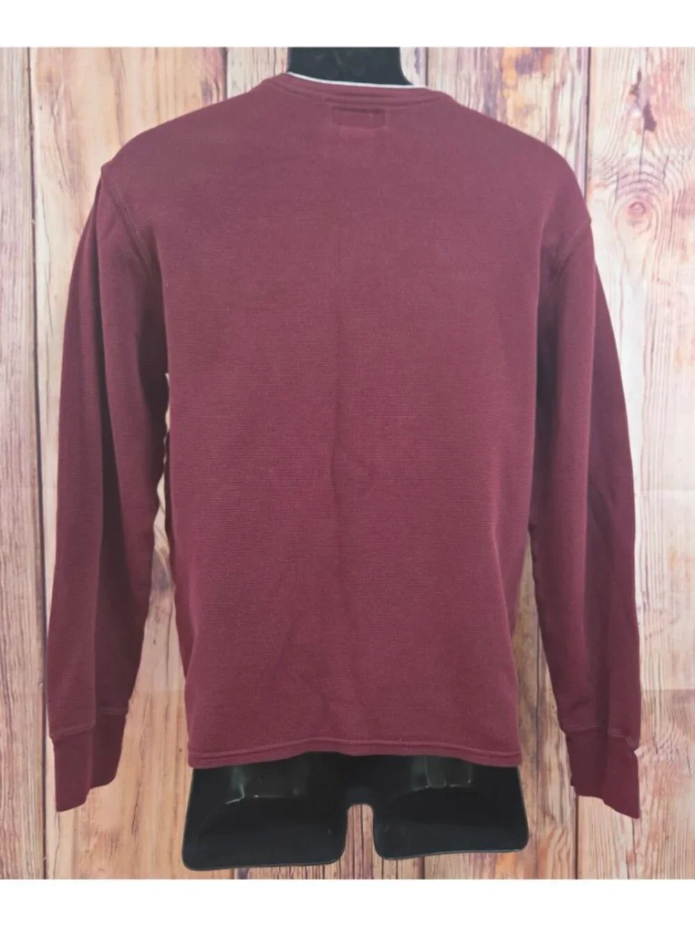 Polo Ralph Lauren Maroon Thermal Shirt Medium